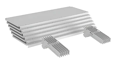 Bandeja Para Gôndola Fit 35x90 Branco - Kit Com 2 Amapá