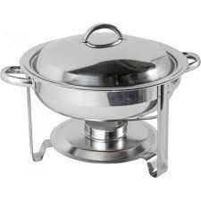 Rechaud 3,5  litros Aço Inox com Tampa Primo Inox