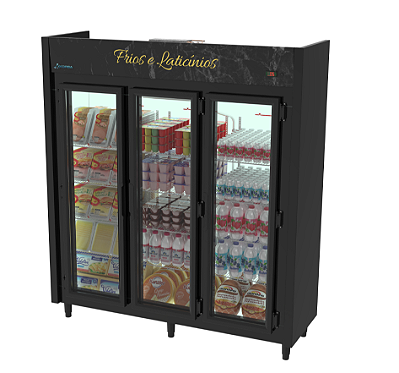 Expositor Auto Serviço 3 Portas Linha Blanc-Kofisa