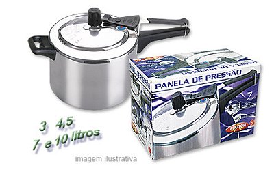 Panela de pressão 3 litros Fulgor