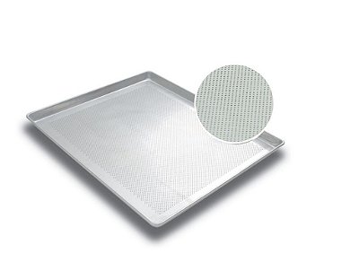 Assadeira Alumínio 60x40x2cm Perfurada Estampada 6408-Imeca