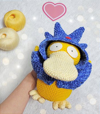 Receita Psyduck Amigurumi