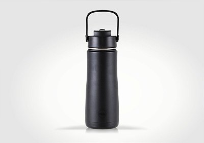 Garrafa Térmica Duky Quick Flip 590 Ml Black
