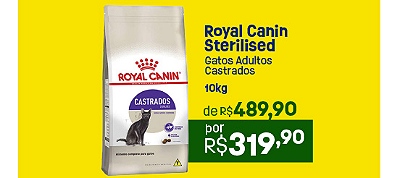 COPA JUNINA 26 - Ração Royal Canin Sterilised para Gatos Adultos Castrados