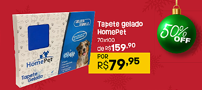 Tapete Gelado HomePet GG Natal 2025