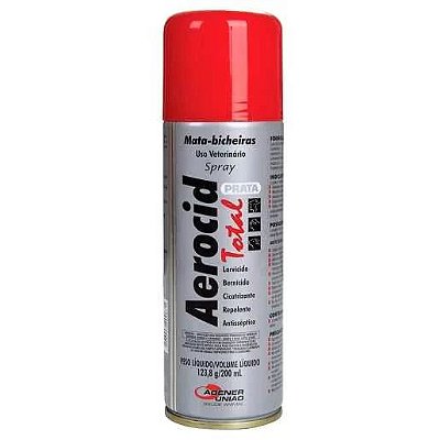 Mata Bicheira Aerocid Total Prata Spray 200ml - Agener