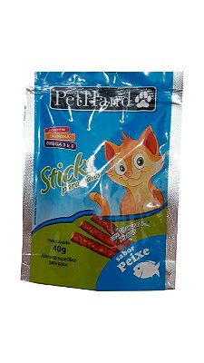 Petisco Sticks Sabor Peixe para Gatos - 40g