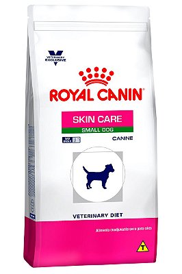 Ração Royal Canin Canine Veterinary Skin Care Small Dog para Cães com Doenças de Pele - 2Kg e 7,5Kg