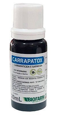 Carrapaticida e Sarnicida Carrapatox - 20ml