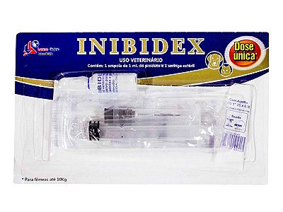 Inibidor de Cio Inibidex para Cadelas e Gatas - 1ml