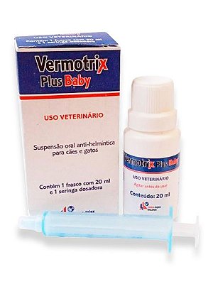 Vermífugo Antiparasitário Vermotrix Plus Baby - 20ml