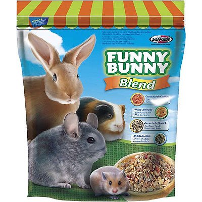 Ração Supra Funny Bunny Blend para Coelhos e Pequenos Roedores - 500g
