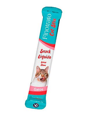 Petisco Cat Stix Snack Líquido Finotrato Sabor Atum para Gatos - 15g