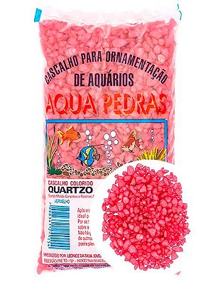 Cascalho para Aquário Moído Quartzo Natural Aqua Pedra - 1kg