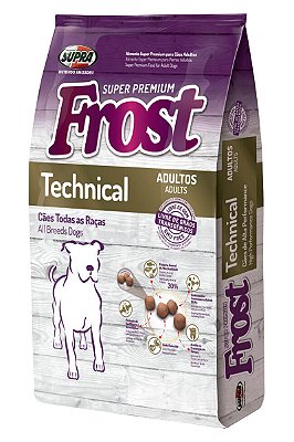 Ração Frost Technical Super Premium para Cães Adultos de Todas as Raças de Alta Performance - 15Kg