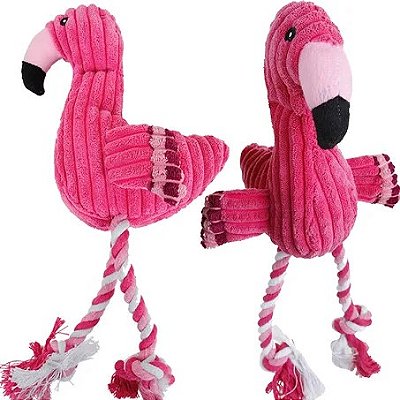 Brinquedo Flamingo 40cm para Cães