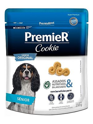 Biscoito Premier Cookie Original para Cães Adultos Sênior - 250g