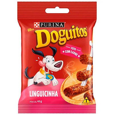 Petisco Nestlé Purina Doguitos Linguicinha para Cães 45g