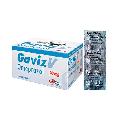 Antiácido Gaviz V 20mg Omeprazol com 10 Comprimidos - Blister