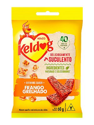 Bifinho Keldog Criadores Mini Bifinhos Sabor Galinha Caipira - 60g ou 250g