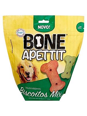 Biscoito Cookie Bone Apettit Mix para Cães Adultos - 250g ou 500g