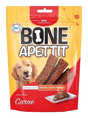 Bifinho Bone Apettit Sabor Carne para Cães Adultos - 500g