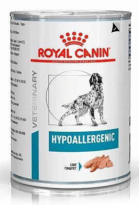 Ração Royal Canin Lata Canine Veterinary Diet Hypoallergenic Wet para Cães - 400g