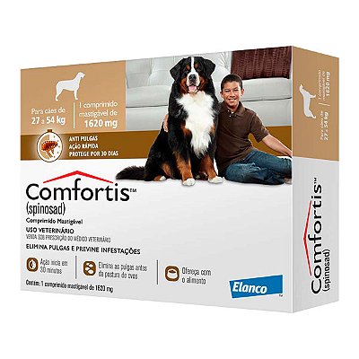 Antipulgas Elanco Comfortis 1620 mg - Cães de 27 a 54Kg - Dose Única