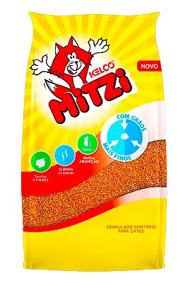 Areia para Gatos Mitzi Kelco Granulado Sanitário - 4kg