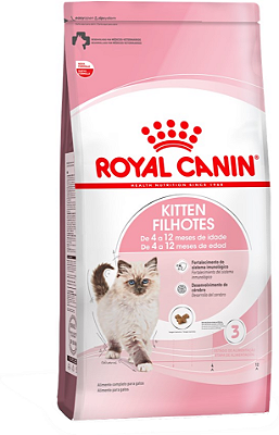 Ração Royal Canin Kitten para Gatos Filhotes com até 12 meses de Idade - 400g, 4Kg ou 10,1kg