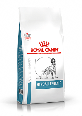 Ração Royal Canin Canine Veterinary Diet Hypoallergenic para Cães Adultos com Alergias - 10,1kg