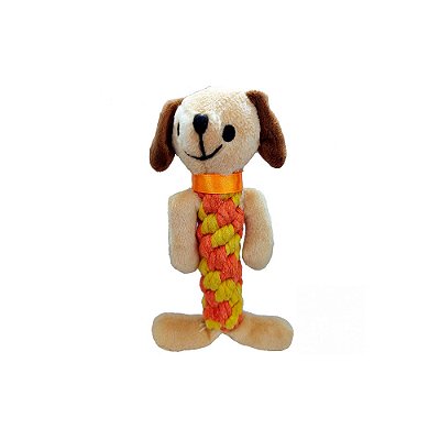 Brinquedo Dog de Pelúcia com Corda para Cães