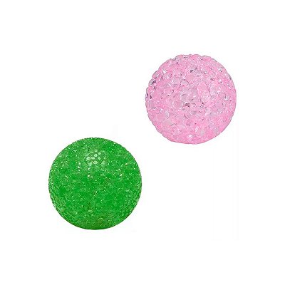 Brinquedo Bola Cristal Sino com Guizo para Cães e Gatos