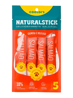 Petisco Naturalstick Coolors Sabor Salmão para Gatos - 15g