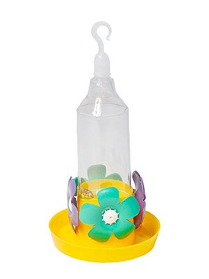 Bebedouro Beija Flor 4 flores com Bandeja- 115ml
