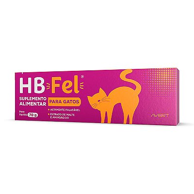 Suplemento Alimentar HB Fel Avert para Gatos - 70g