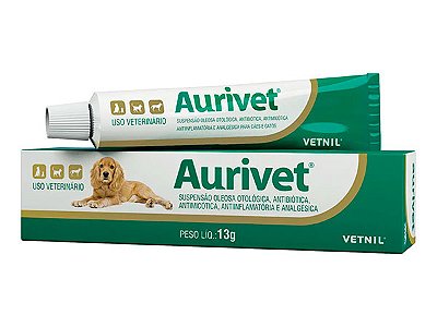Suspensão Oleosa Otológica Aurivet Vetnil - 13g