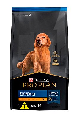 Ração Nestlé Purina Pro Plan Active Mind Optiage para Cães Adultos - 1kg ou 15kg