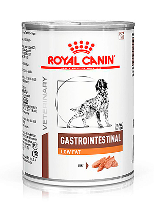 Ração Royal Canin Lata Canine Veterinary Gastrointestinal Low Fat - 400g