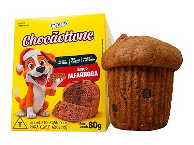 Petisco doogs chocãottone Sabor Alfarroba - 80g