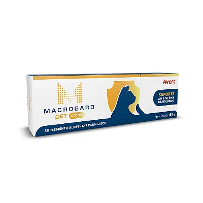 Macrogard Pet Pasta Avert Suplemento Alimentar para Gatos - 60g