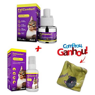 Kit Felicomfort com Refil 48ml e Spray 30ml + Brinde