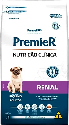 Ração PremieR Nutrição Clínica Renal para Cães Adultos de Pequeno Porte - 2kg ou 10,1kg