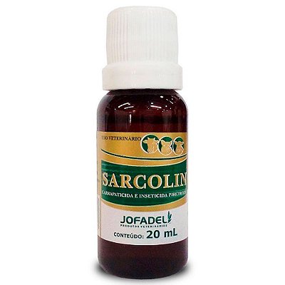 Carrapaticida e Inseticida Sarcolin - 20ml