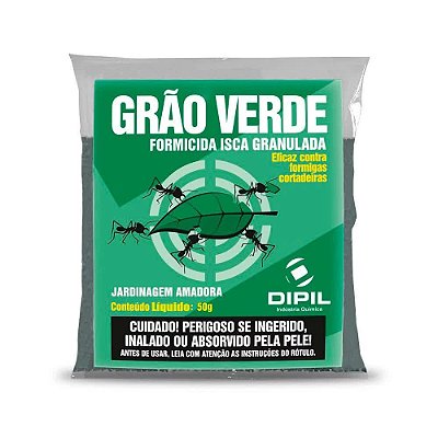 Formicida Isca Grão Verde para Formigas - 50g