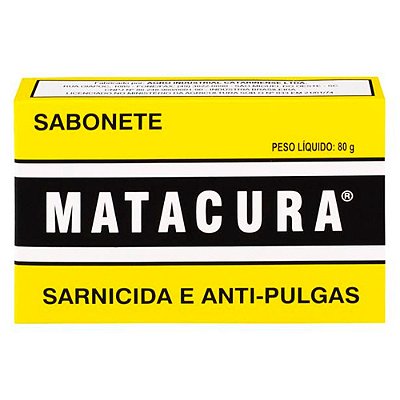 Sabonete Sarnicida e Antipulgas Matacura 80g