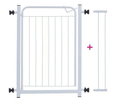 Grade Portão de Proteção para Portas de 70 cm + Extensor de 10 cm grátis