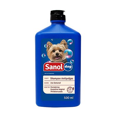 Shampoo Sanol Dog Antipulgas 500ml