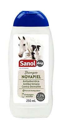 Shampoo Novapiel Sanol Dog para Cães e Gatos - 250ml