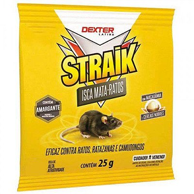 Isca Mata Ratos Straik Dexter Latina - 25g